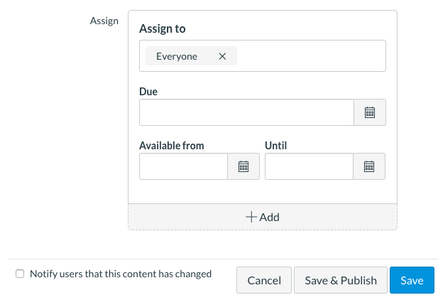 how to reassign assignment in canvas